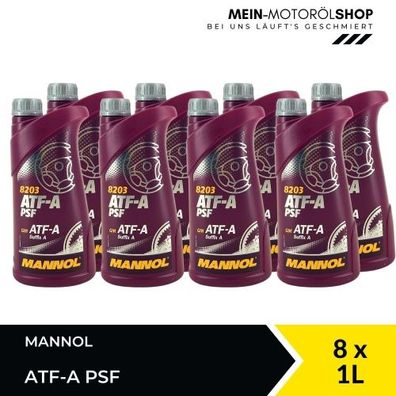 Mannol ATF-A PSF 8x1 Liter