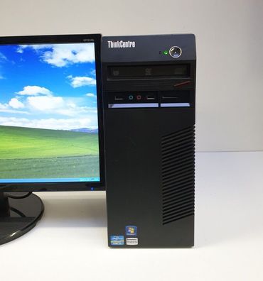 Lenovo ThinkCentre Windows XP Gamer PC DVD-Brenner i3 4GB COM 500GB Computer