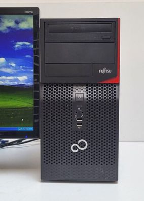 Fujitsu Windows XP Gamer PC 4GB HD i5 4x 3GHz 500GB DVD Gaming Spiel Computer