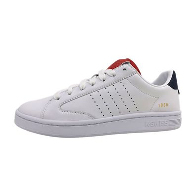 K-Swiss LOZAN KLUB 07263-918-M Weiß White/ Samba/ Peacot