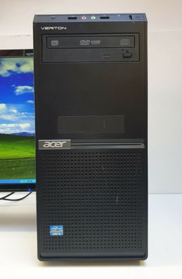 ACER Windows XP Gamer PC Computer 500GB i3 3,40GHz 4GB DVD-RW HD RS 232 COM VGA