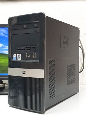 HP Compaq Windows XP Gamer PC 4GB 500GB DVD Pentium 1GB Grafikkarte Computer