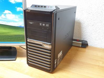 Acer Windows XP Gamer PC DVI DVD Spiel Computer 3,0GHz 320GB 4GB NVIDIA 8500 GT