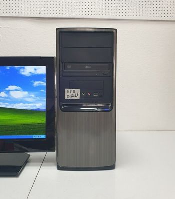 Biostar G4ID3+ Windows XP Gamer PC Computer 4GB 2x 2,60GHz 1TB DVD HDMI VGA DVI