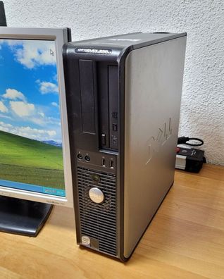 DELL Optiplex Gamer Windows XP PC 3,00GHz 500GB DVD 4GB COM LPT Computer Radeon