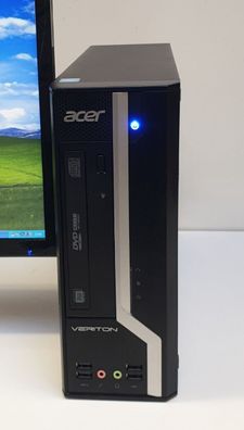 Acer Veriton Windows XP Gamer PC i5 4x 3,20GHz 4GB 500GB DVD-RW SFF Computer COM