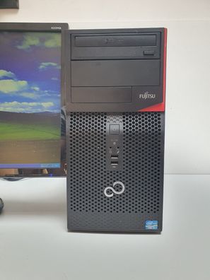 Fujitsu Esprimo Windows XP Gamer PC 500GB 4GB DVD i3 3,30GHz HD Spiel Computer