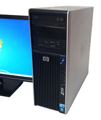 HP Z400 Windows 7 Pro Gamer PC Computer Quad 4x 3,06GHz 16GB 128GB 1TB K4000 3GB