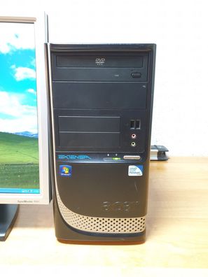 ACER Windows XP Gamer PC Maschinen Computer 4GB 3GHz 500GB NVIDIA 1GB RS 232 COM