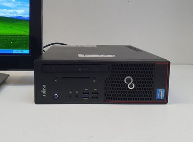 Fujitsu Esprimo Windows XP Gamer Mini PC i3-3220 3,30GHz Computer HD 750GB 4GB