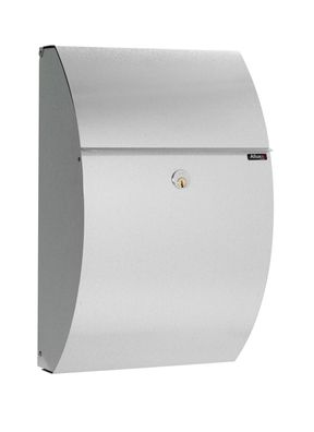 Allux 7000 Briefkasten, Postkasten, Briefbox mit Rukoschloss galvanisiert 2 Fächer