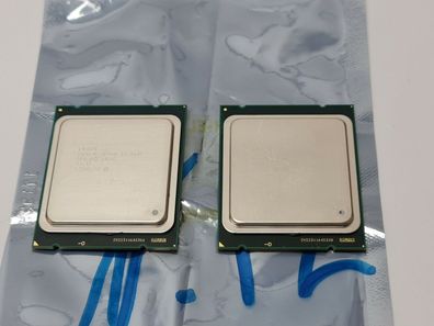 2x Intel Xeon E5-2609 10MB Cache Quad 2.40GHz Core Prozessor CPU SR0LA 2011 High