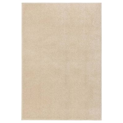 vidaXL Teppich Kurzflor 160x230 cm Beige