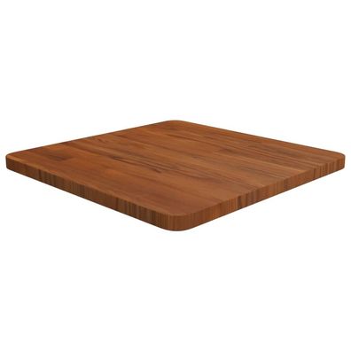 vidaXL Tischplatte Quadratisch Dunkelbraun 50x50x2,5cm Eiche Behandelt