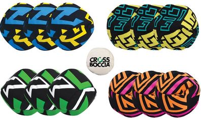 Crossboccia® Pro Family Pack | Boulekugeln Bocciakugeln Boccia Soft Boule Wurfspiel