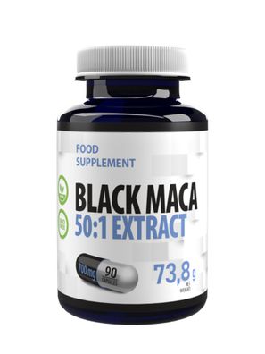 Black Maca 35.000mg Äquivalent (700mg 50:1 Extrakt) 90 vegane Kapseln