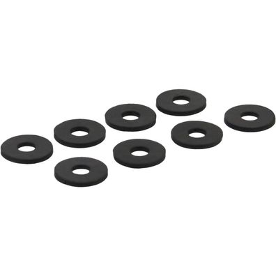 InLine® 244 Gummi Unterlegscheiben, zur Festplatten-Entkopplung, 8 Stück