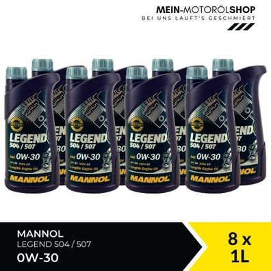 Mannol Legend 504/507 0W-30 8x1 Liter