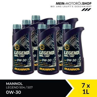 Mannol Legend 504/507 0W-30 7x1 Liter