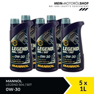 Mannol Legend 504/507 0W-30 5x1 Liter