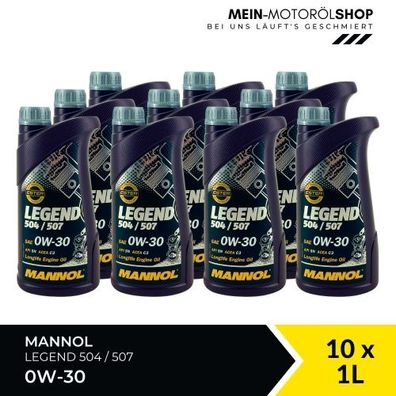 Mannol Legend 504/507 0W-30 10x1 Liter