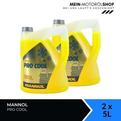 Mannol Pro Cool Kühlerfrostschutz 2x5 Liter