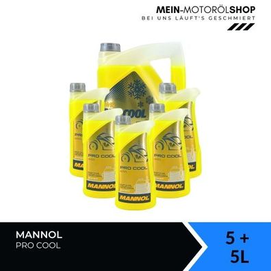 Mannol Pro Cool Kühlerfrostschutz 5 + 5 Liter