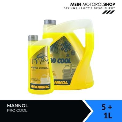 Mannol Pro Cool Kühlerfrostschutz 5 + 1 Liter