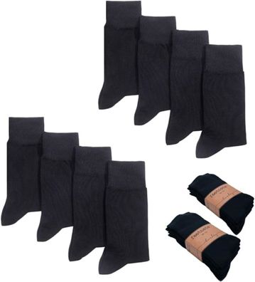 8 Paar hochwertige Bambussocken von Footnote unisex Damen Herren