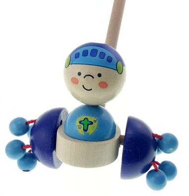 Holzspielzeug Schiebefigur Ritter BxHxT 15x54,5x9cm NEU Spielgerät Babyspielzeug