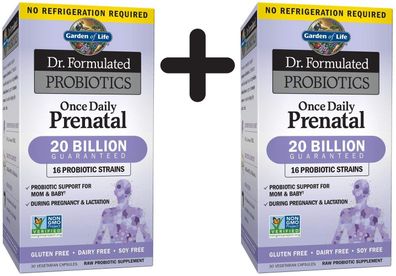 2 x Dr. Form. Probiotics Once Daily Prenatal - 30 vcaps