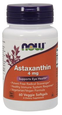 Astaxanthin, 4mg - 60 veggie softgels