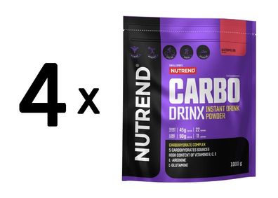 4 x Carbodrinx, Watermelon - 1000g