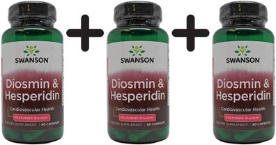 3 x Diosmin & Hesperidin - 60 caps