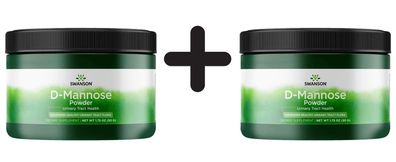 2 x D-Mannose, Powder - 50g