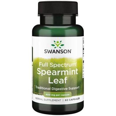 Full Spectrum Spearmint Leaf, 400mg - 60 caps