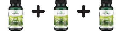 3 x Green Tea Extract, 500mg - 60 caps