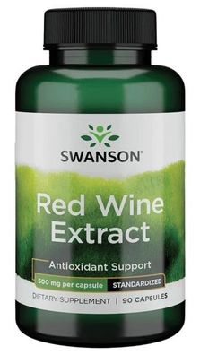 Red Wine Extract, 500mg - 90 caps