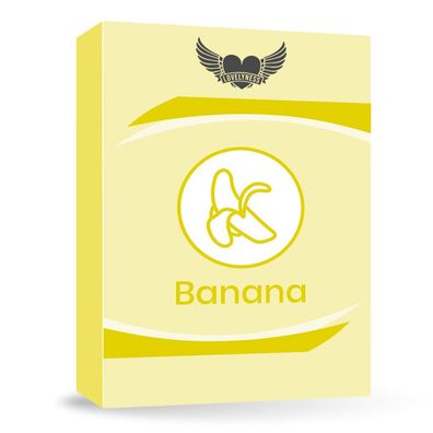 Lovelyness - Kondome mit Geschmack - Banane - Gefühlsecht, einzeln verpackt