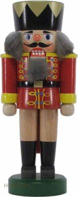 Nussknacker König rot Höhe 19cm NEU Weihnachten Seiffen Nutcracker Nüsse Erzgebir