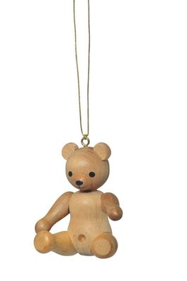 Baumbehang Teddy sitzend natur BxTxH= 5x4x6cm NEU Christbaum Christbaumschmuck