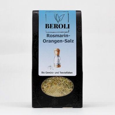 Bio Beroli 6x Gourmetsalz Rosmarin Orange Beroli 90g