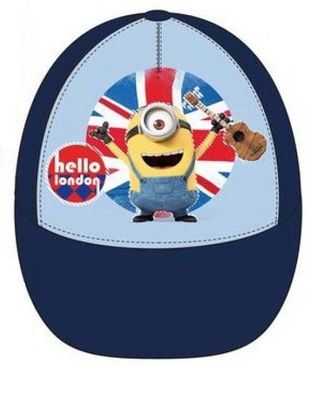 Minions Kinderbaseballm?tze - Typ: Hello London Blau - Gr??e: 52cm