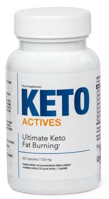 Keto Actives Original 60 Kapseln BIG Pack, Ketose Ketogen Blitzversand