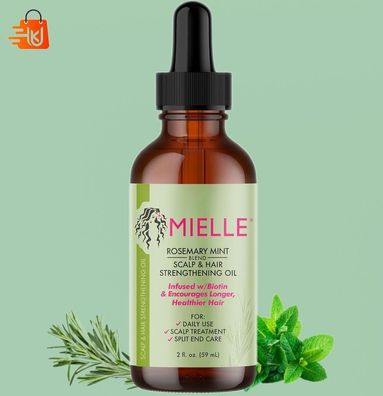 Mielle Organics Rosmarin Minzöl Für Kopfhaut Und Gesundes Haar, öl, 59ml / 2OZ