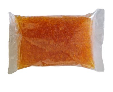 5x 100g Silica Gel orange im Polybeutel-regenerierbar - Farbindikator