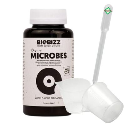 BioBizz Microbes 150 Gramm - Naturdünger Grow Flüssig Bio Orchideen Bonsai Organische