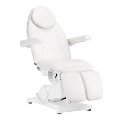 Kosmetikliege Kosmetikstuhl Elektrische Sillon Basic Pedi 3 Motoren Weiss