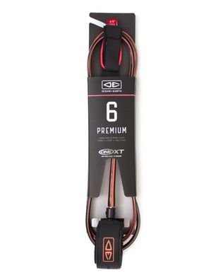 OCEAN&EARTH Surf Leash Premium 6'0" One XT coral