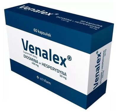 Venalex - Diosmin und Hesperidin Beine und Venen 60 Kapseln